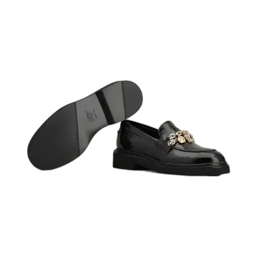 Viv' Rangers Chain-Embellished Loafers