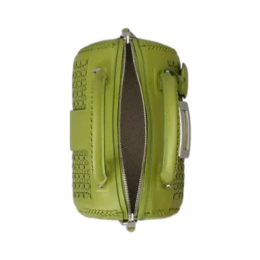 Belle Vivier Bag In Braided Leather
