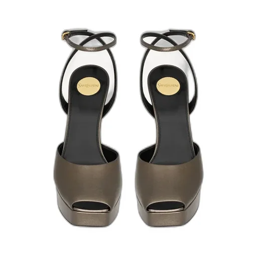 La Scandale Platform Sandals In Smooth Leather