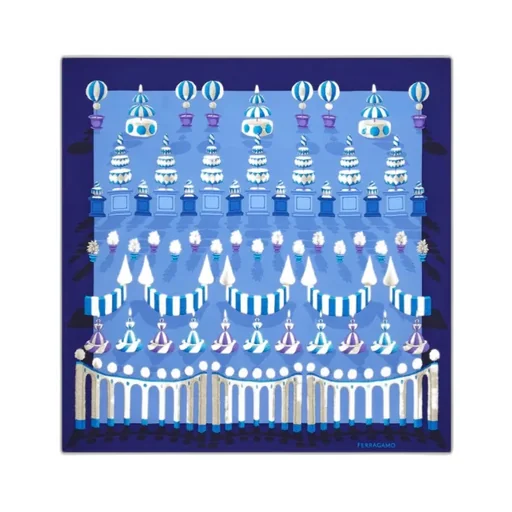 Ferragamo Graphic Printed Scarf