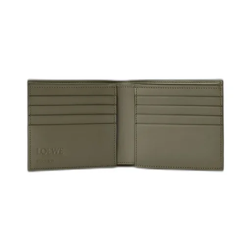 Bifold Wallet In Soft Grained Calfskin