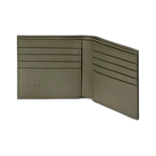 Bifold Wallet In Soft Grained Calfskin