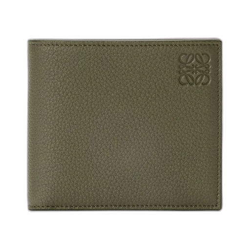 Bifold Wallet In Soft Grained Calfskin