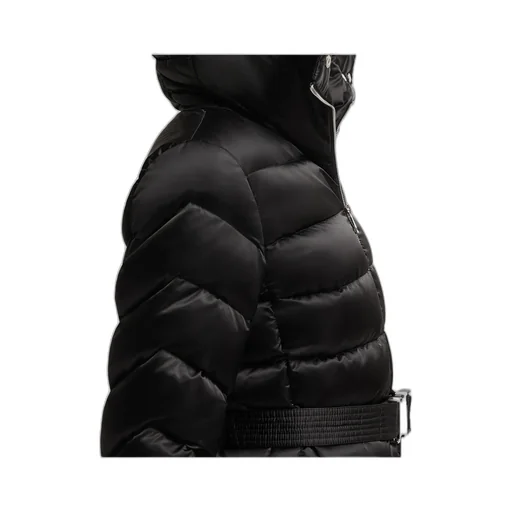 Moncler Cupidone Hooded Shearling-Trimmed Short Padded Jacket