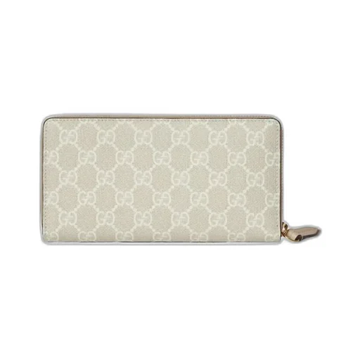 Bi-Color Gg Marmont Zip Around Wallet
