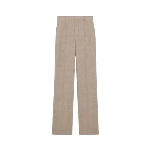 High-Rise Pants In Wool