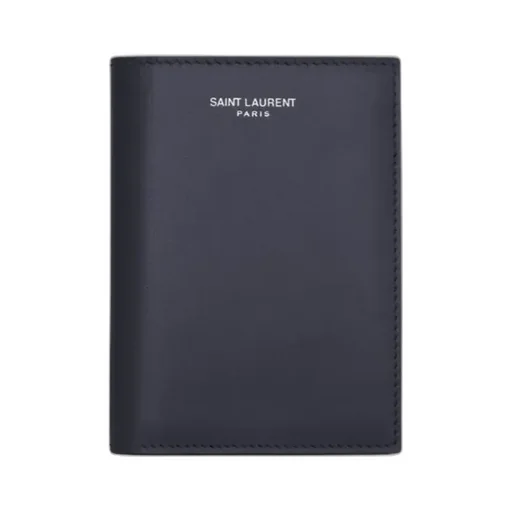 Saint Laurent Paris Credit Card Wallet In Smooth Leather