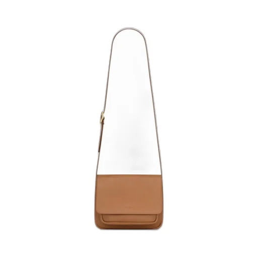 Saint Laurent Small Satchel In Leather