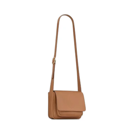 Saint Laurent Small Satchel In Leather