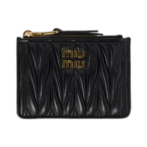 Matelassé Nappa Leather Card Holder