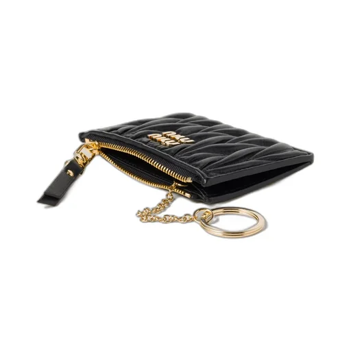 Matelassé Nappa Leather Card Holder