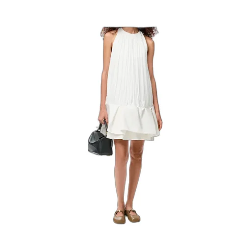 Flamenco Pleated Ruffled Mini Dress