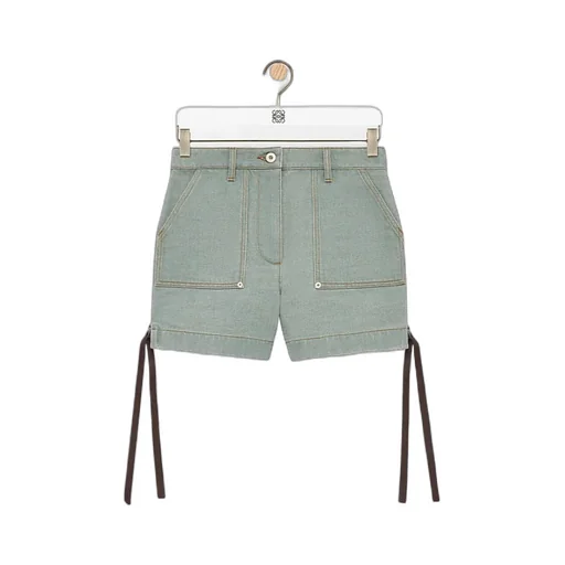 Side-Tie Pocket Shorts