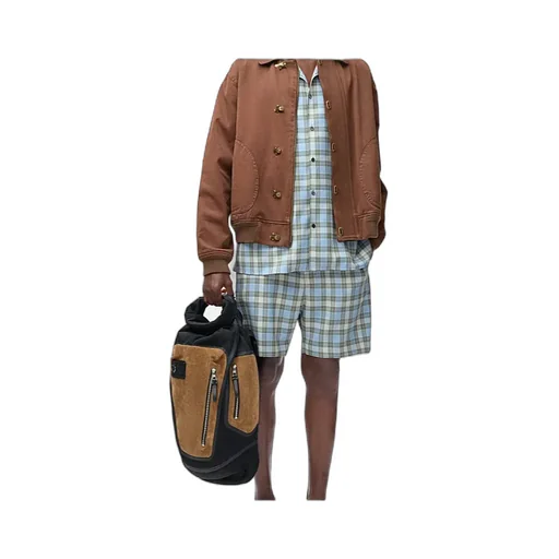 Loewe Checked Elastic Waist Shorts