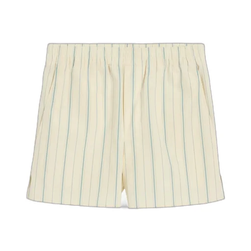 Ami Paris Striped Elastic Waist Shorts