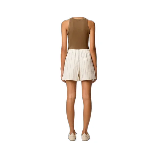 Ami Paris Striped Elastic Waist Shorts