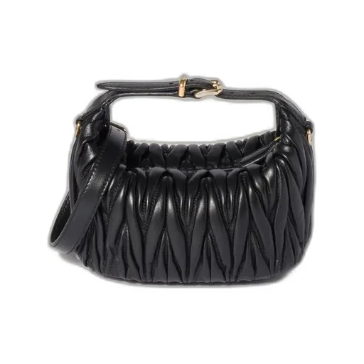 Pochette En Cuir Nappa Matelassé