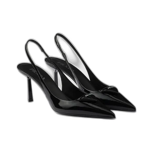 Patent Leather Slingback Pumps