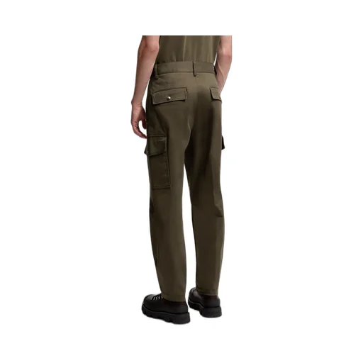 Cotton Gabardine Cargo Pants
