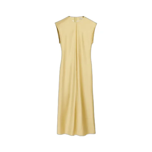 Ami Paris Raw Edge Detailed Midi Dress