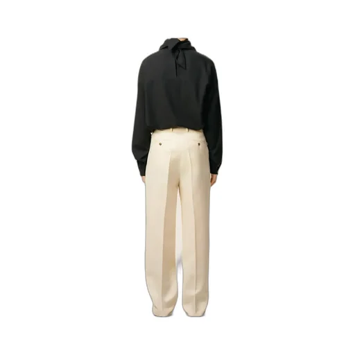 Wool Gabardine Trousers