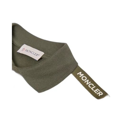 Moncler Enfant Logo Patch Long-Sleeved Polo Shirt