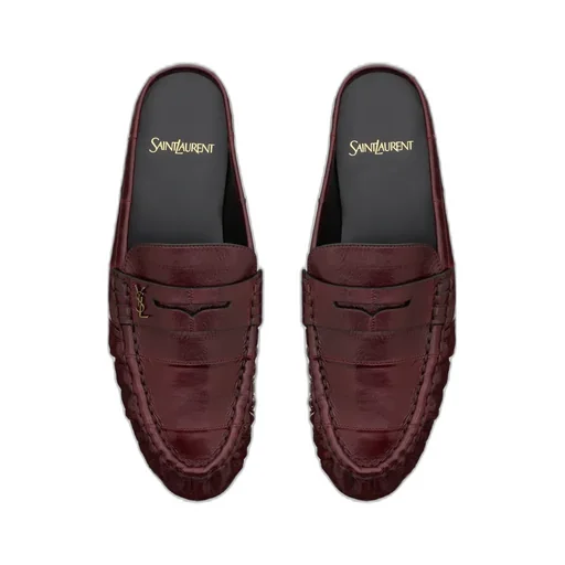 Saint Laurent Le Loafer Slip-On Mules