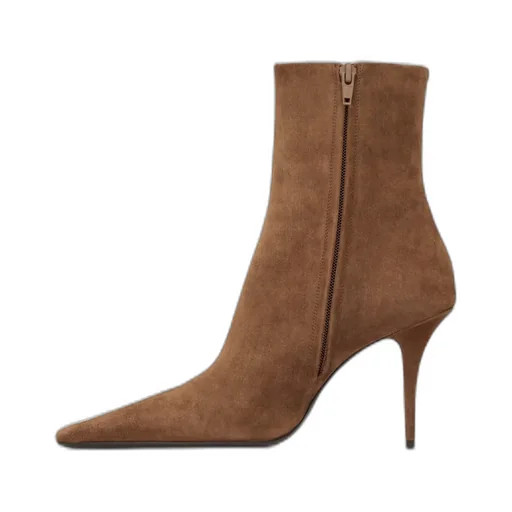 Saint Laurent Ashley Ankle Pointed Toe Boots