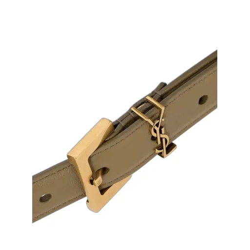 Saint Laurent Cassandre Thin Belt