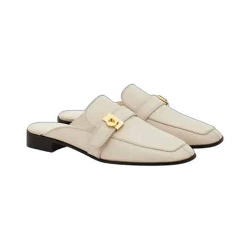 Hug Buckle Loafer Mule