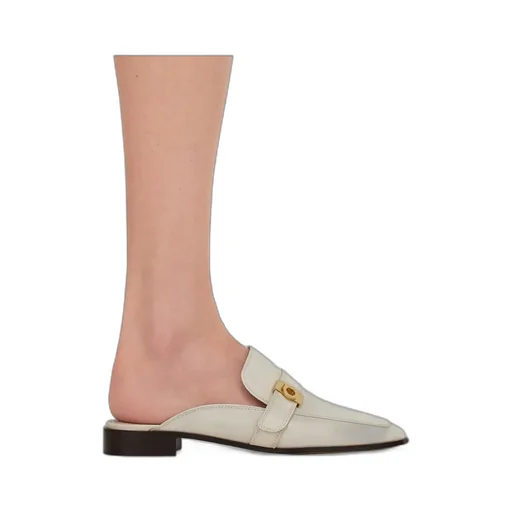 Hug Buckle Loafer Mule