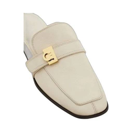 Hug Buckle Loafer Mule