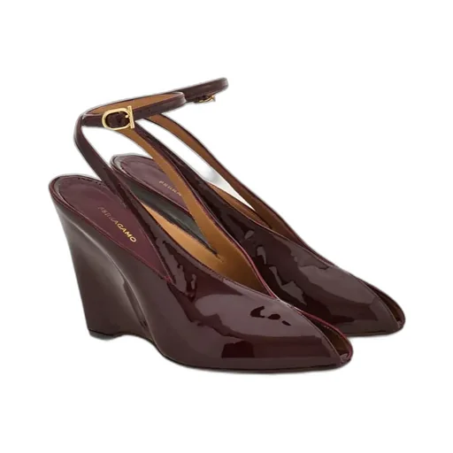 Wedge-Heeled Platform Sandals