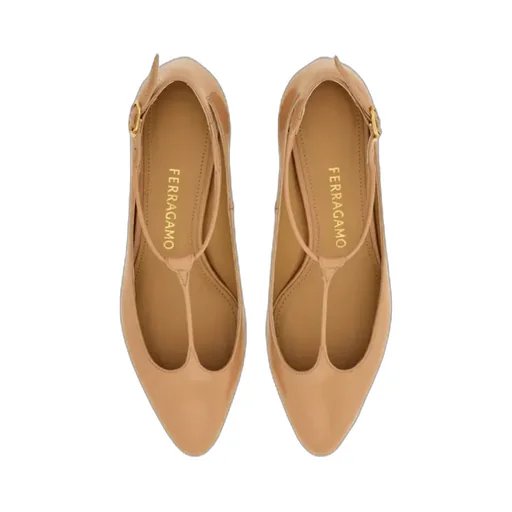 Ball-Heel T-Strap High Heels
