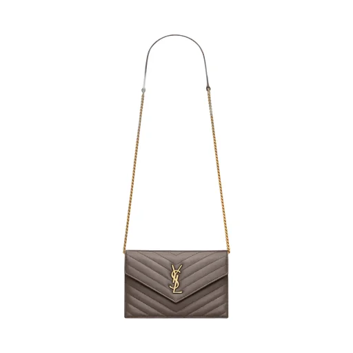 Saint Laurent Cassandre Envelope Chain Wallet