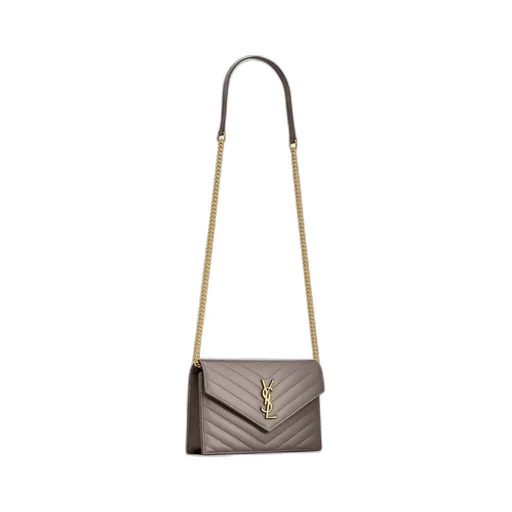 Saint Laurent Cassandre Envelope Chain Wallet