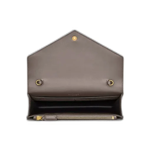 Saint Laurent Cassandre Envelope Chain Wallet