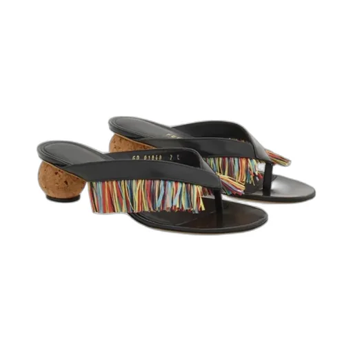 Fringed Thong Sandal