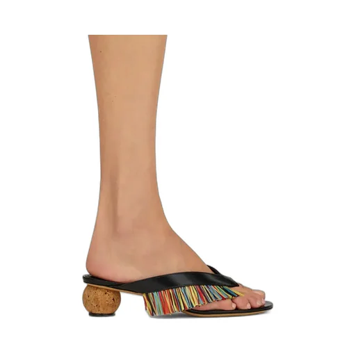 Fringed Thong Sandal