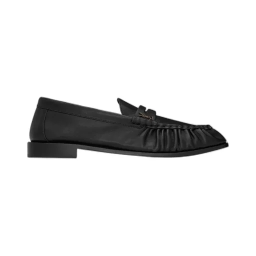 Saint Laurent Le Loafer Logo Plaque Slip-On Loafers