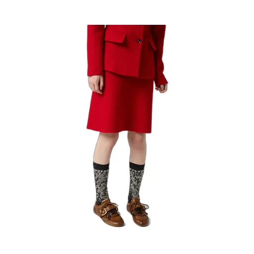 Miu Miu Buckle-Detailed Lace-Up Sneakers