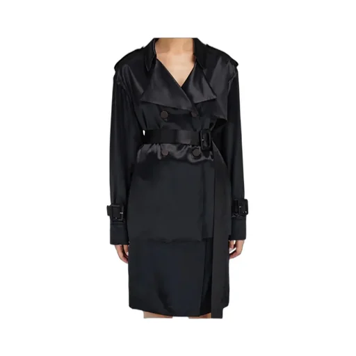 Ferragamo Double-Breasted Belted Trench Coat