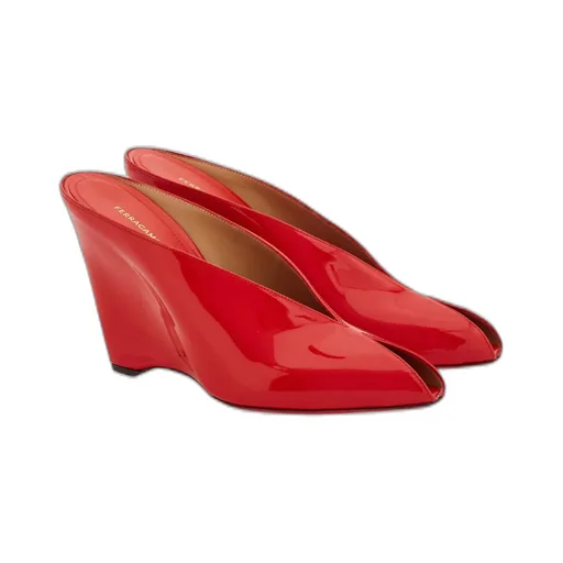 Peep Toe Mule