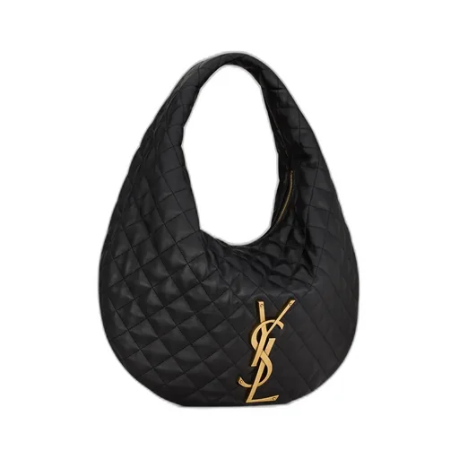 Saint Laurent Quilted Hobo Shoulder Bag