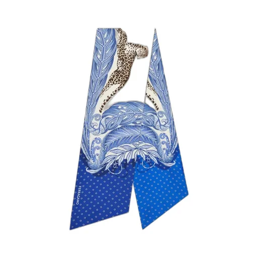 Madras Print Silk Bandeau