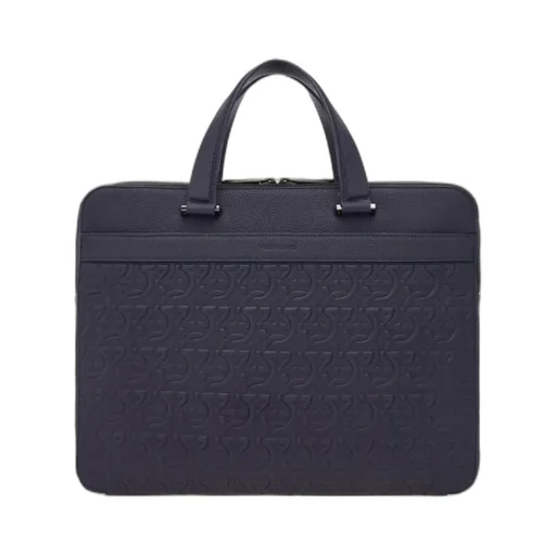 Embossed Gancini Briefcase