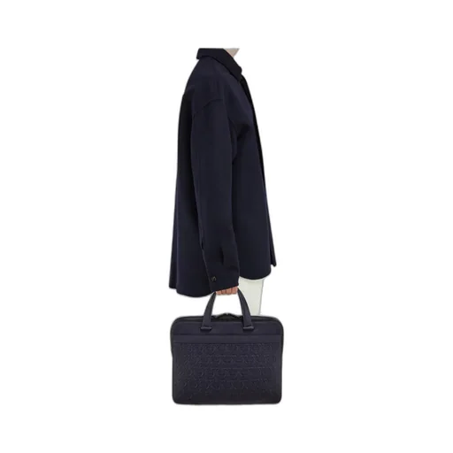 Embossed Gancini Briefcase