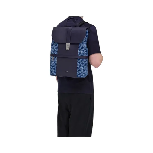 Ferragamo Monogram Backpack With Gancini Buckle