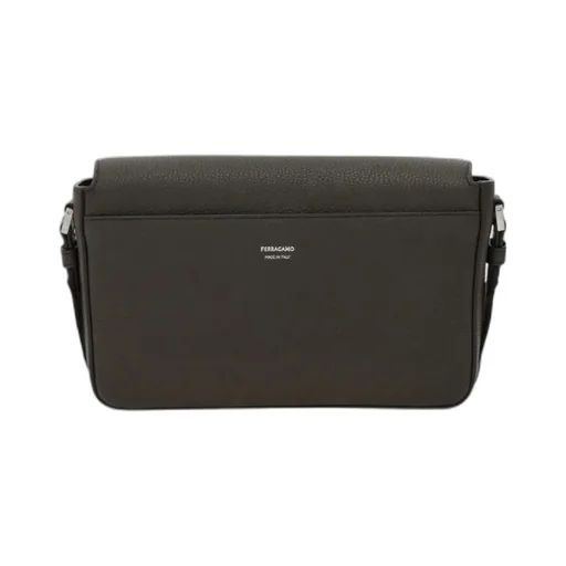 Double Gancini Messenger Bag