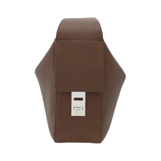 Messenger Bag With Gancini Buckles
